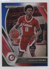 2021-22 Panini Prizm Draft Picks Red White & Blue Prizm Joshua Primo #50 2k3