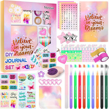 Gifts for 8 9 10 11 12 13 14 Year Old Girl - DIY Journal Kit for Girls,Toys for