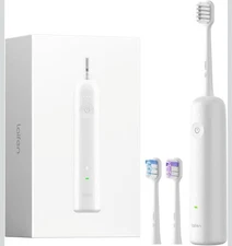 Laifen Wave Electric Toothbrush, Oscillation & Vibration, 3 Brush Heads , White 