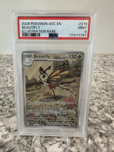 Beautifly graded PSA 9 for sale on eBay