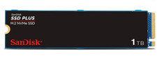 SanDisk SSD PLUS 1 TB NVMe M.2 2280 PCIe Gen 3.0 Western Digital Dashboard NEU ✅