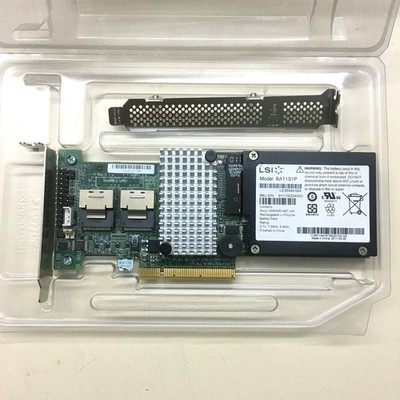   M5015 / LSI 9260-8i SATA/SAS Controller RAID PCIe x8 + BAT1S1P   #zb