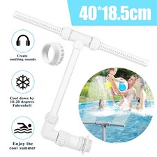 Wasserspiel Wasserfall-Pool-Brunnen Pool Wasserfall Brunnen 360° Einstellbarer