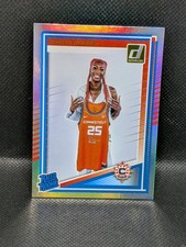 2025 Panini Donruss WNBA #92 Saniya Rivers Rated Rookie Holo Connecticut Sun