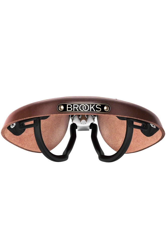 Короткое седло Brooks B17 - Сталь Античный коричневый цвет 31890₽