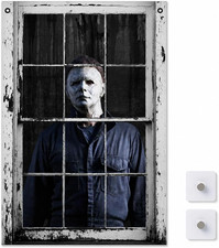 Halloween Horror Curtain, Halloween Decoration, Window Door Cover