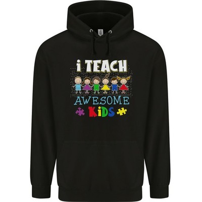 Autismus Lehrer I Teach Toll Kinder Autistisch Herren 80% Baumwolle Kapuzen