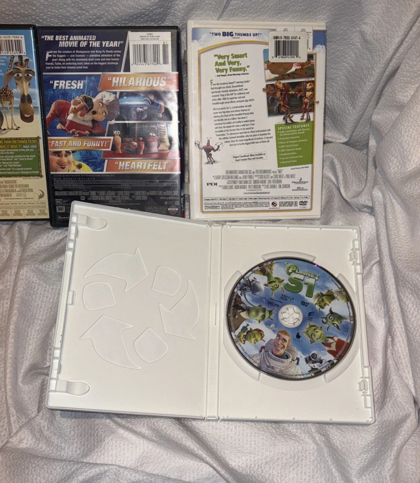 Dreamworks DVD Lot Turbo/Antz/Madagascar/ Planet 51/ Diary Of A Wimpy Kid Rodric - Image 4 of 4