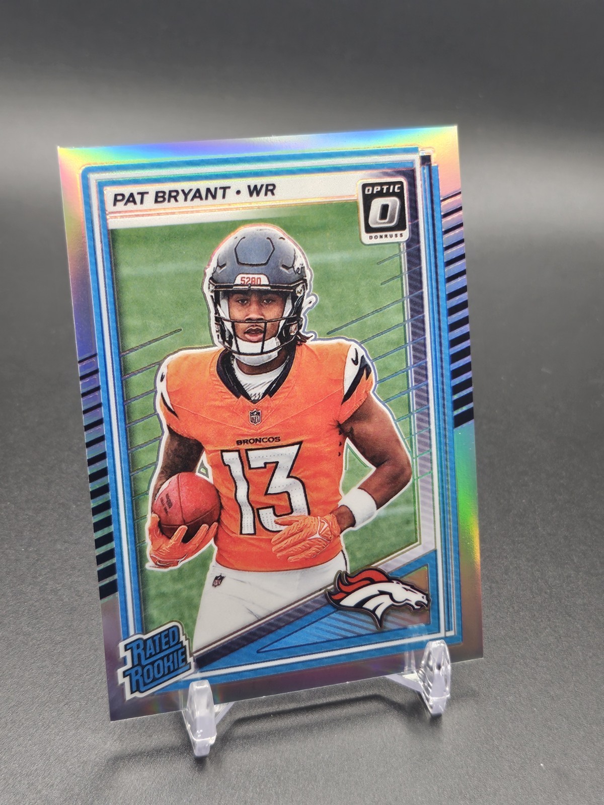 2025 Panini Donruss Optic - Rated Rookie Pat Bryant #215 Holo Prizm (RC)