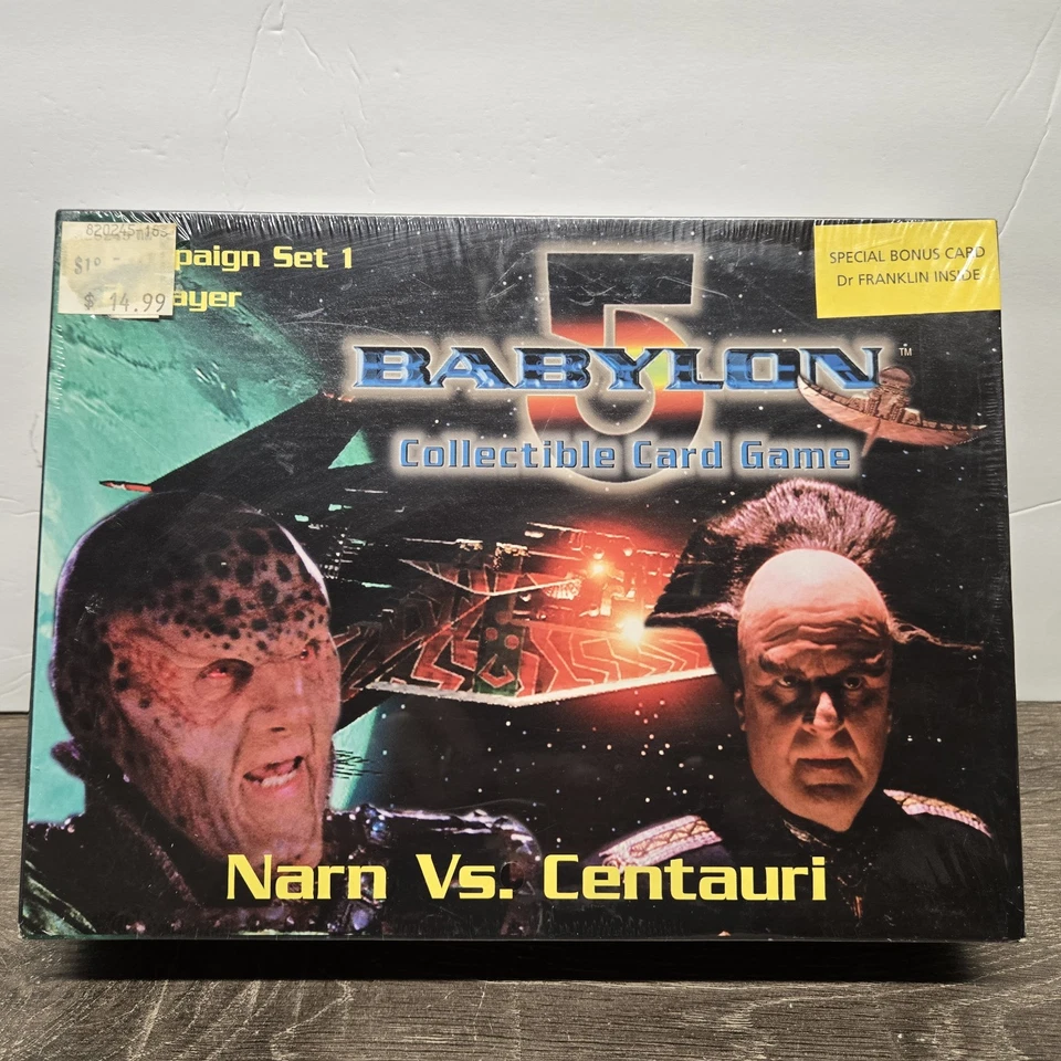 Babylon 5 CCG Campain sets 1997 NIB NOS Sealed Narn Vs Centauri Minbar Vs Earth  - Image 2 of 3