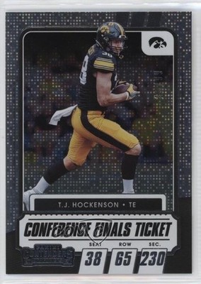 2021 Contenders Draft Picks Conference Finals Ticket 15/99 TJ Hockenson #99 0k41
