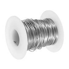 18 Gauge Jewelry Copper Wire, 17m/56Ft Copper Wire Craft Wire, Silver