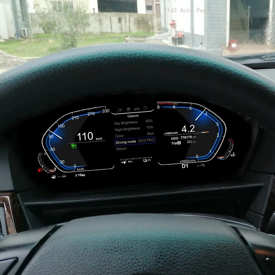 Подходит для BMW X5 E70 2006-13 цифровой ЖК-дисплей прибор автомобиля спидометр указатель кластер - Изображение 3 из 4