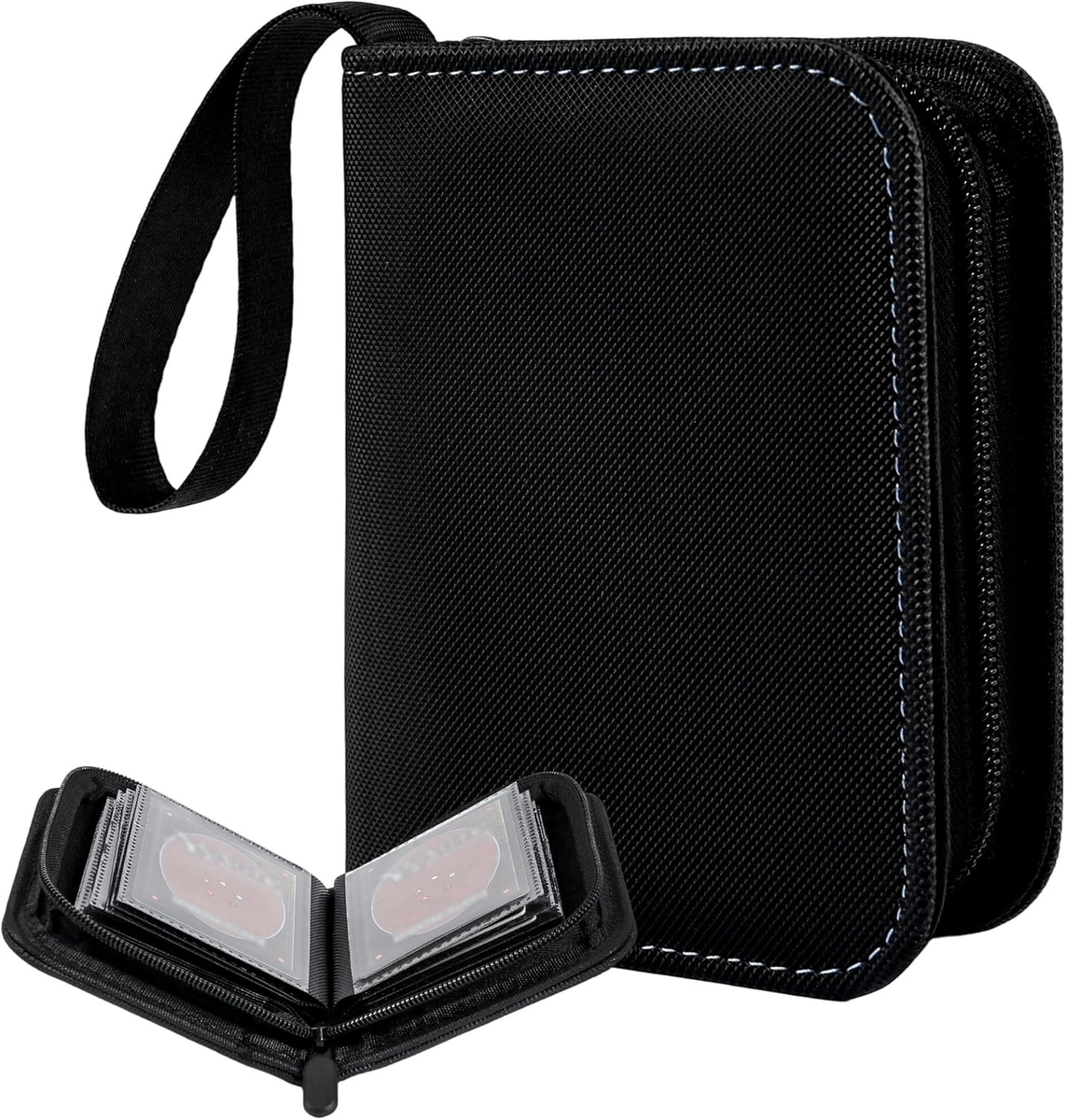 1 Pocket Card Binder, Mini Card Binder with 40 Pockets, Small Trading Card  Album