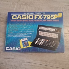 CASIO FX 795P Vintage Personal Computer Untested No Battery To Test