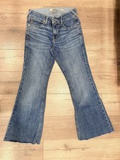 Ariat Perfect Rise Kallie Flare Jeans Size 30R, Raw Hem. Stretch Inseam 29