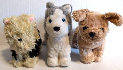 #ad 2 American Girl amp; 1 Our Generation Plush Dogs amp; Husky for 18quot; Dolls Lot of 3 $26.95