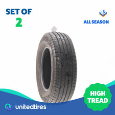 Set Of 2 Used 21570r15 Falken Pro G5 Touring As 98h - 1032