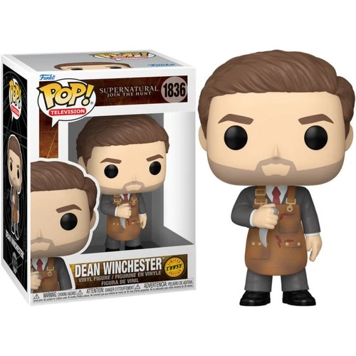 Dean Winchester Chase Funko Pop! w/Premium pop protector Supernatural #1836