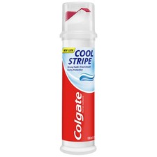 Colgate Toothpaste Pump 100ml Cool Stripe Pump cavity protection 38.90 per litre