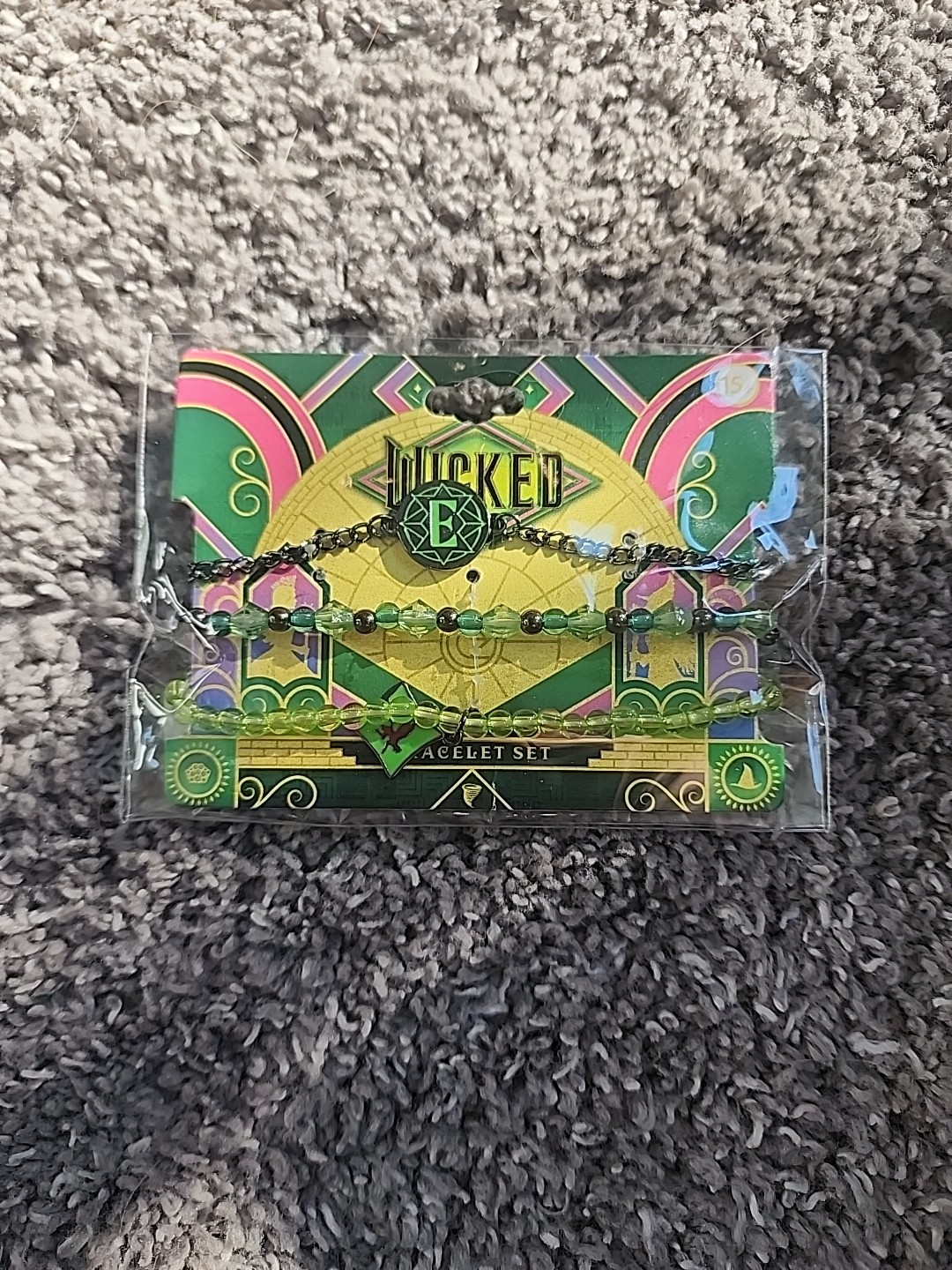 Wicked Elphaba Bracelet Jewelry Set