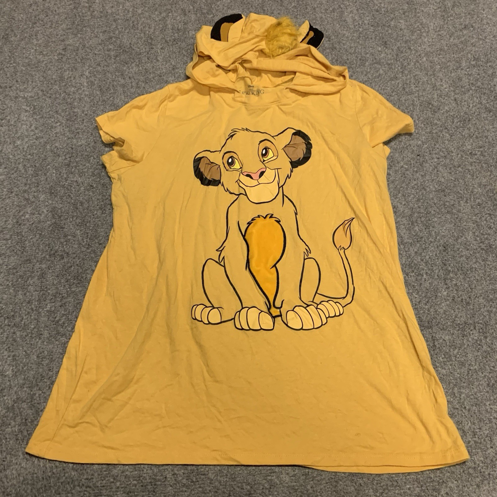Disney Lion King Hooded Junior Size XL T-Shirt
