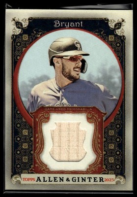 2023 Topps Allen & Ginter Kris Bryant Allen & Ginter Full-Size Relics Series B