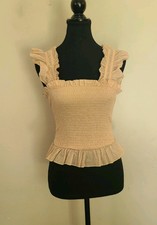 N8 Primark Junior Ruffle Cap Sleeve Stretch T...