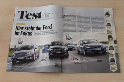 Auto Bild 02/2015 Ford Focus Turnier 1.0 EcoBoost Titanium mit 125PS besser als.