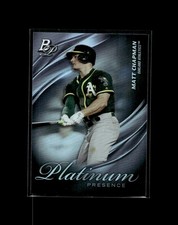 2019 Bowman Platinum #PP-4 Matt Chapman Platinum Presence