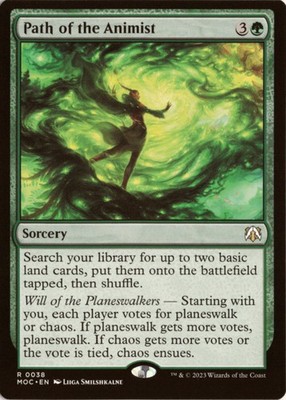 Path of the Animist 38 MOC Commander: March of the Machine NM