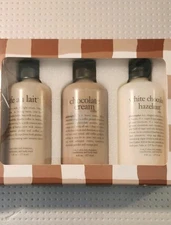 Philosophy The Cookbook Chocolate Lovers Body Wash Set Chocolate Cream Hazelnut