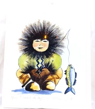 Frameable Art Christine Eid 91/500 1999 Nomad Art Design Catch of the Day