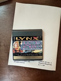 POWER FACTOR Atari Lynx - CIB -Tested