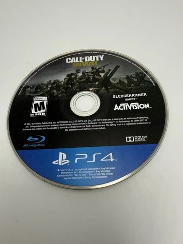 Call of Duty WWII PS4 PlayStation 4 Disc Only Tested Working