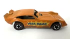 REDLINE 1975 Hot Wheels FLYING COLORS VEGA BOMB Funny Car Orange Vintage