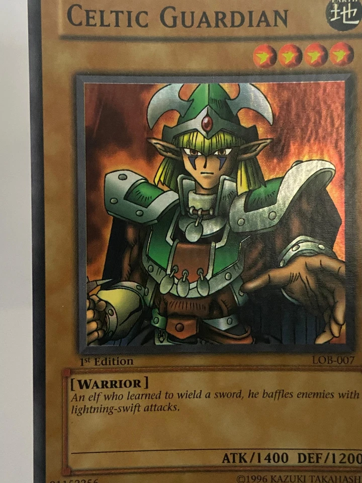 Celtic Guardian LOB-007 ( Super Rare, 1st Edition ) - Wavy Print - MP - Image 3 of 3