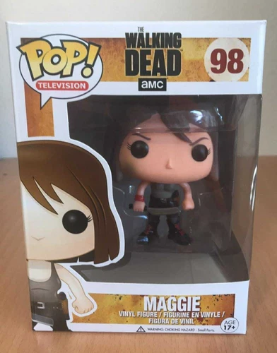 The Walking Dead: Maggie Rhee #98 Funko POP Figure + Protector * NEW *