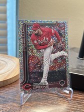 Hunter Greene 2025 Topps Series 1 Celebration Confetti Foil - Reds #216