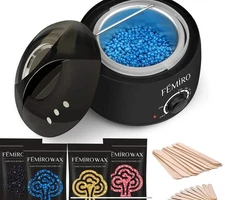 Femiro Hair Removal Home Waxing Kit With 4 Flavors Stripless Hard Wax Beans