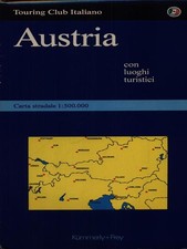 AUSTRIA CARTINA 1:500.000 PRIMA EDIZIONE  AA.VV. TCI 0000 CARTE DEL MONDO