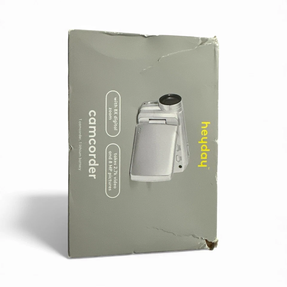 8MP Camcorder - heyday™ Silver: Built-In Microphone, 512GB Storage, 2.7K Video - Image 2 of 3