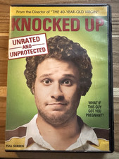 Knocked Up (DVD, 2007, Unrated and Unprotected Full Screen) Judd Apatow, Rogen
