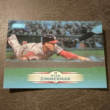 Topps 2025  Stadium Club Ryan Zimmerman #101 Blue Parallel Washington Nationals 