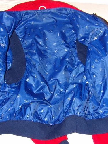 VINTAGE 1985 "McLAREN NORTH AMERICA" EMBROIDERED JACKET! CB SPORTS! RED & NAVY S image 15