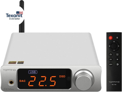 Topping Dx3Pro+ LDAC Headphone Amplifier - ES9038Q2M XU208 NFCA Bluetooth5.0 Aud