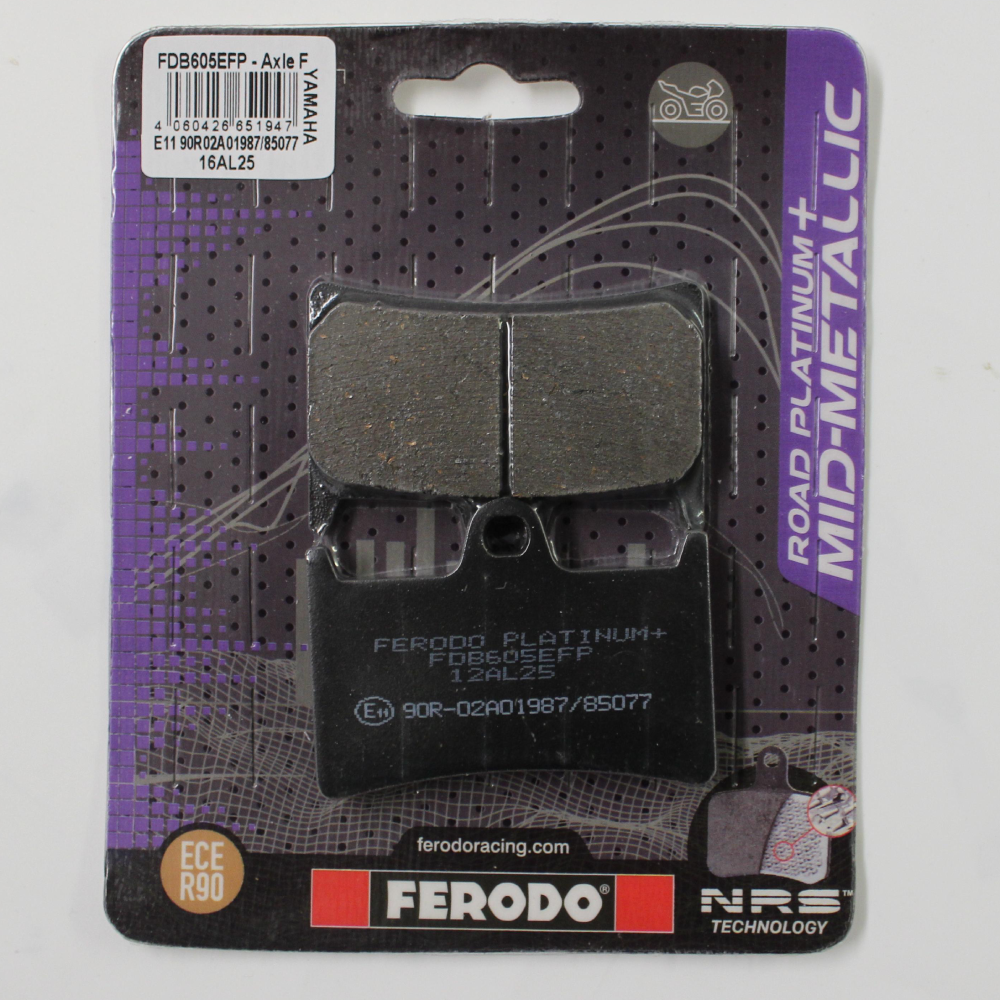 Ferodo Platinum Eco Front Brake Pad FDB605EFP Fits Yamaha YZF-R1 RN12 2004-2006