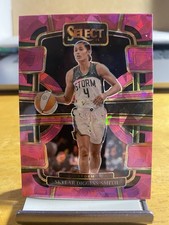 Skylar Diggins-Smith 2024 Select Pink Cracked Ice Prizm WNBA Storm Card #12