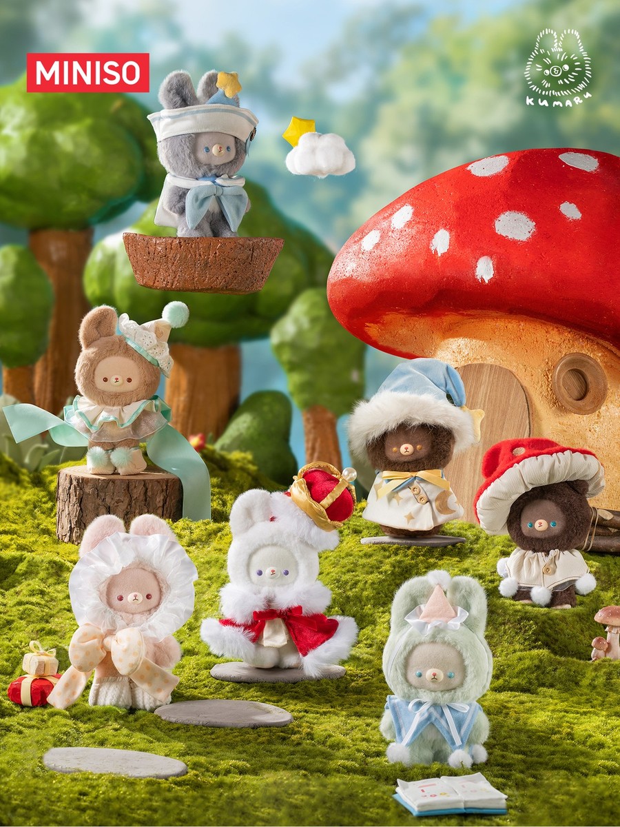 MINISO KUMARU Fairy Tale Town Series Vinyl Plush Blind Box Figure