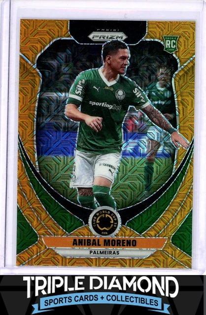 2025 Panini Prizm Club World Cup Anibal Moreno Rookie Gold Mojo #03/25 V203
